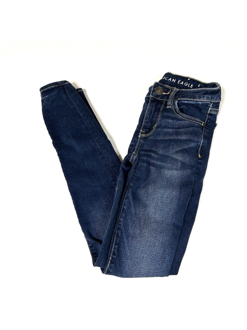 American Eagle Women’s Jeans Size 000 Jegging Dark Wash Next Level Stretch #2935